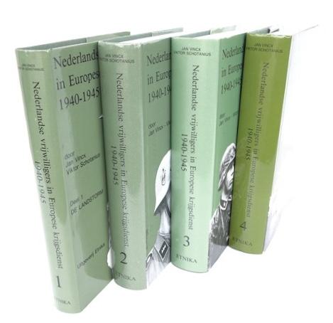 4 Collecters item Books about the Dutch WaffenSS