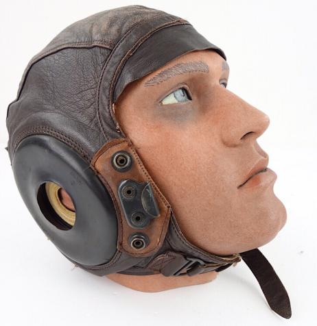USAAF Leather Flight Cap
