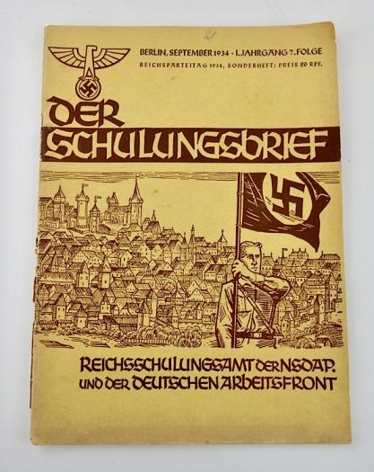 NSDAP Magazine Der Schulungsbrief