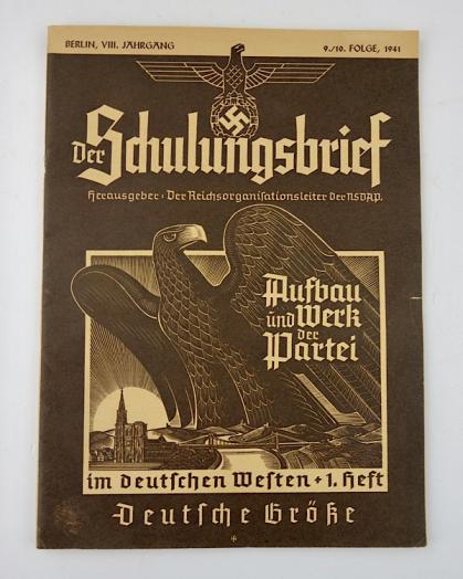 NSDAP Magazine Der Schulungsbrief