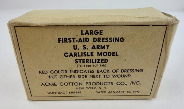 US WW2 Large First Aid Dressing