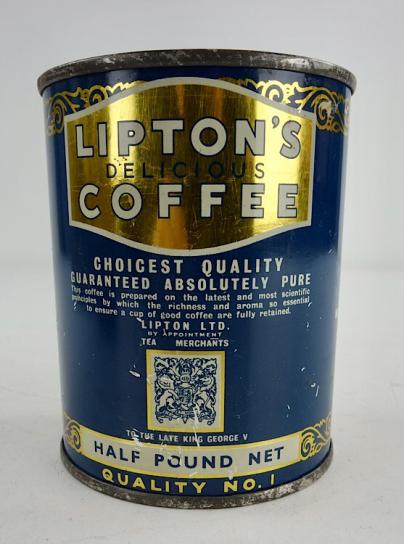 British WW2 Coffee Can for Dutch Food Droppings