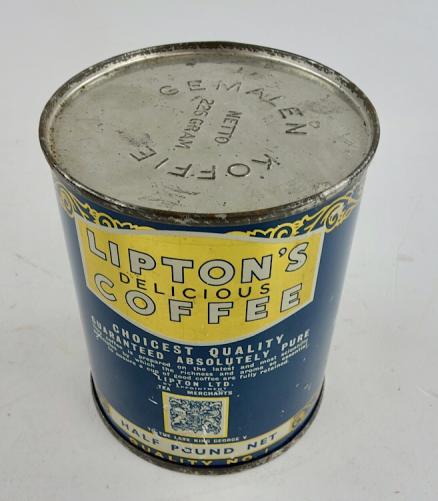 British WW2 Coffee Can for Dutch Food Droppings