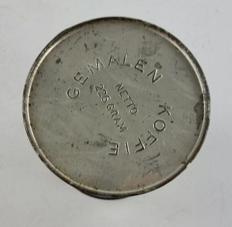 British WW2 Coffee Can for Dutch Food Droppings