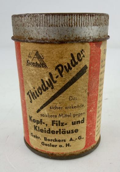 Wehrmacht Tiodyl-Puder (anti Lice Powder)