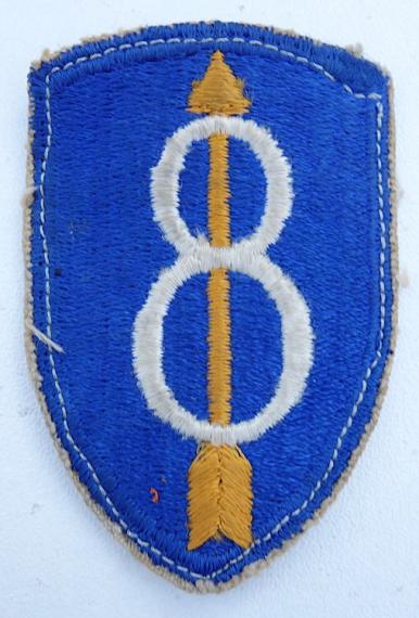 US WW2 8th Infantry Division Patch