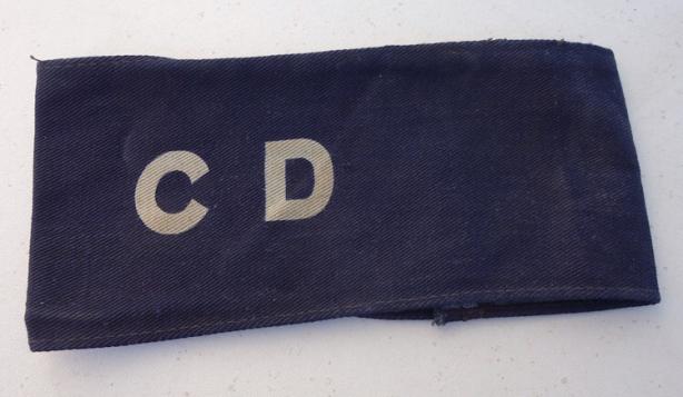 Dutch Resistance Armband CD (Civil Defence)