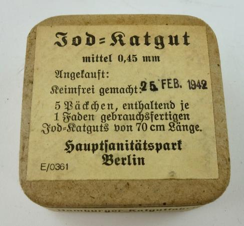 Wehrmacht Medical Sature Jod-Katgut