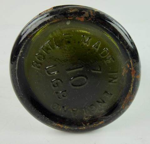 British WW2 Glass Bottle (probably a Beer or Lemonade)