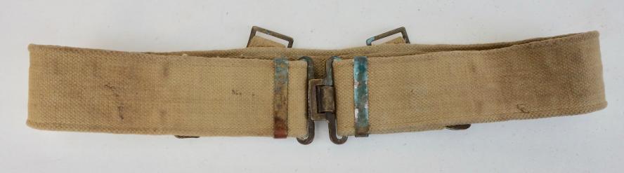 British WW2 Webbing Combat Belt