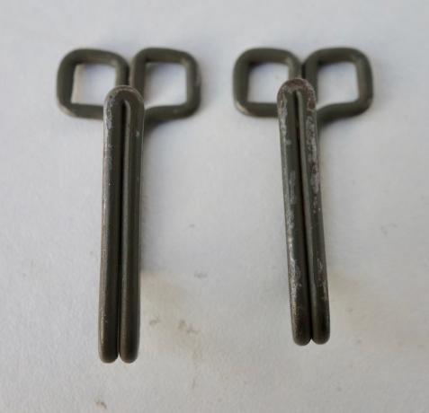 2 Wehrmacht Tunic Belt Hooks