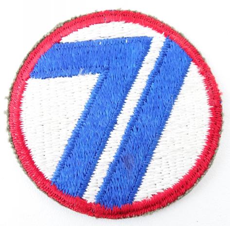 US WW2 71th Infantry Division Patch