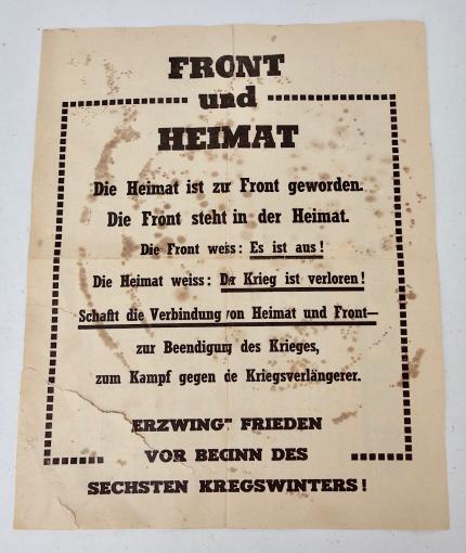 Allied Propaganda Flyer