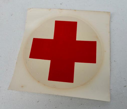 Wehrmacht Red Cross Decal for Red Cross MG case