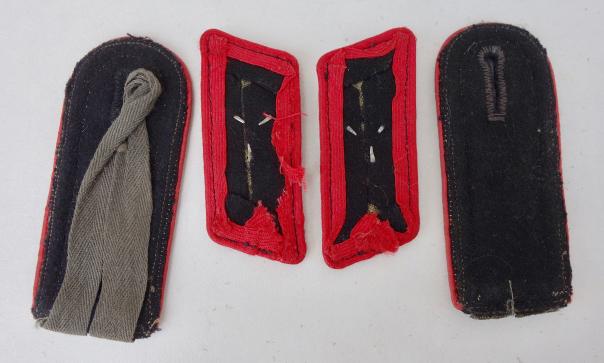 Wehrmacht Panzer Collar Tabs and Shoulder Boards