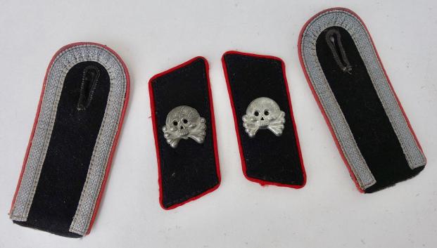 Wehrmacht Panzer Collar Tabs and Shoulder Boards