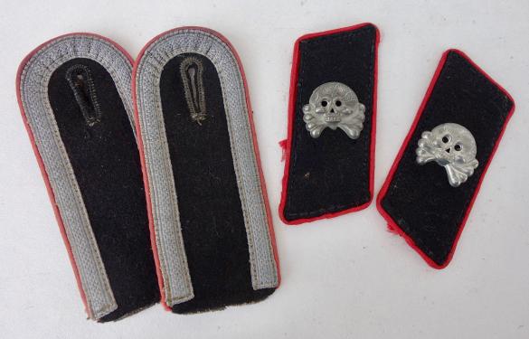 Wehrmacht Panzer Collar Tabs and Shoulder Boards