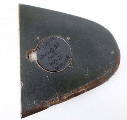 Ju 88 Propellor Tip with Bord Uhr (Airplane Clock)
