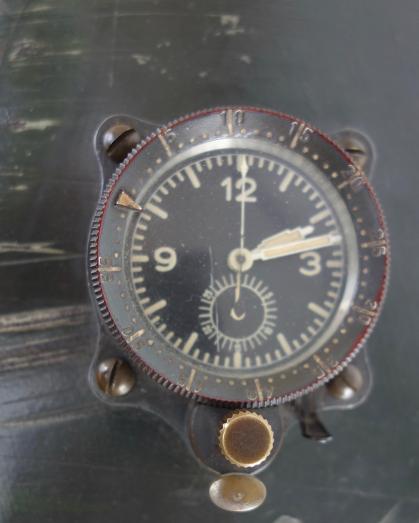Ju 88 Propellor Tip with Bord Uhr (Airplane Clock)