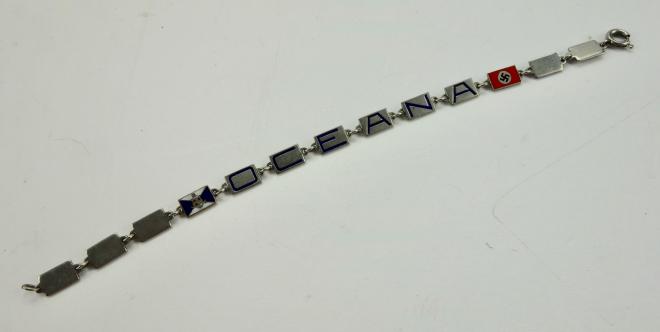 Third Reich Souvenir Bracelet Cruise Ship Oceana