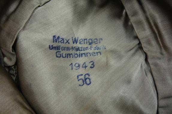 Wehrmacht M43 Officers Cap (Einheitsmutze 43)