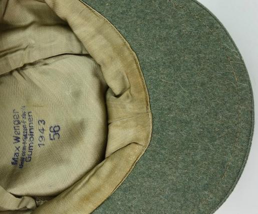 Wehrmacht M43 Officers Cap (Einheitsmutze 43)