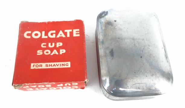 US WW2 Shaving Soap and Washing Soap Container