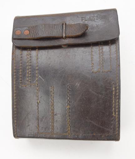 IMCS Militaria | Luftwaffe Brown Leather MG15 Pouch