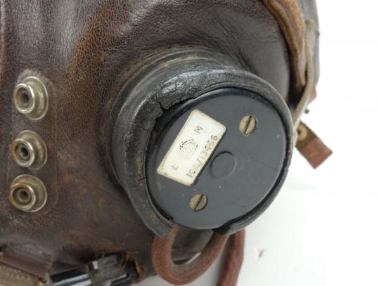 British WW2 RAF Flight Cap with rare early Goggles