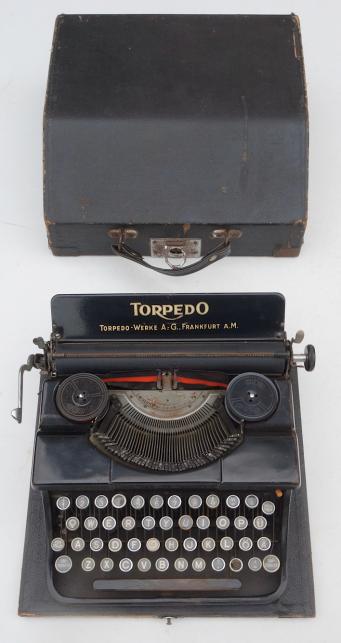 Third Reich SS Typewriter Torpedo with SS Rune Test