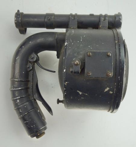 British WW2 RAF Aldis Signal Lamp in wooden Box