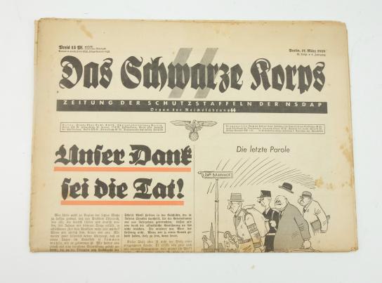 Das Schwarze Korps SS Newspaper