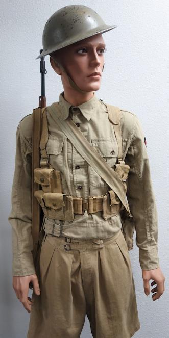 Complete British WW2 4th Infantry Tropical Mannequin