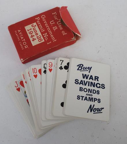 US WW2 Red Cross Playing Cards