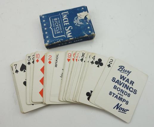 US WW2 Playing Cards
