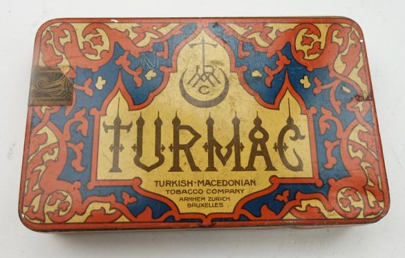 Dutch WW2 era metal Tabacco Can