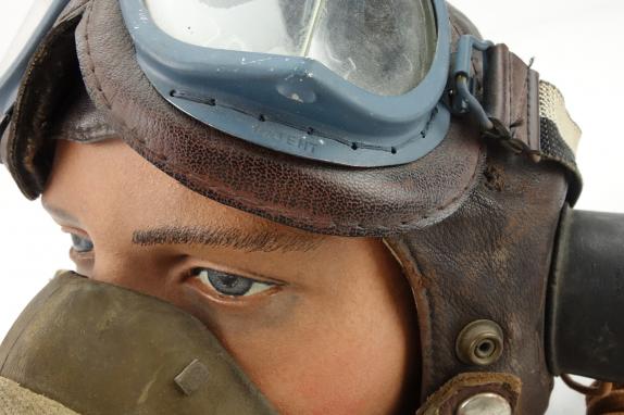British RAF C Type Cap with G Type Mask and Goggles