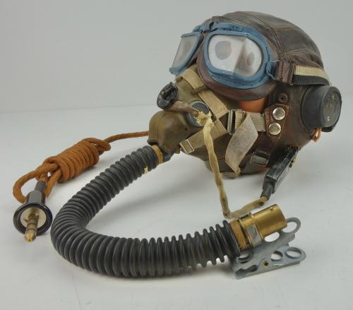 British RAF C Type Cap with G Type Mask and Goggles