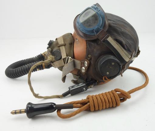 British RAF C Type Cap with G Type Mask and Goggles