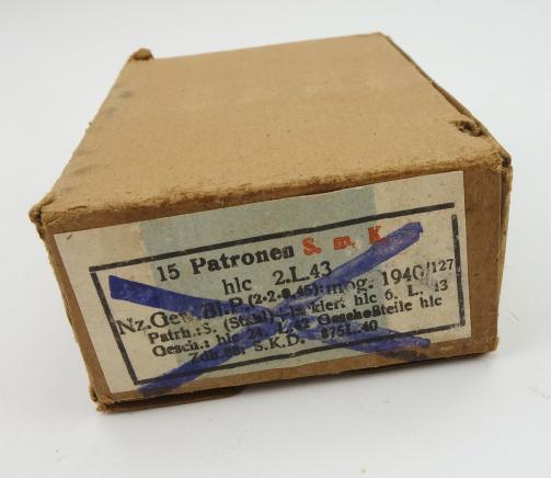 Wehrmacht Clipboard K98 Ammo Box (empty)