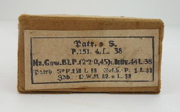 Wehrmacht Clipboard K98 Ammo Box (empty)