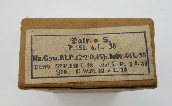 Wehrmacht Clipboard K98 Ammo Box (empty)