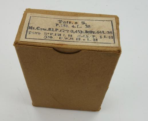 Wehrmacht Clipboard K98 Ammo Box (empty)