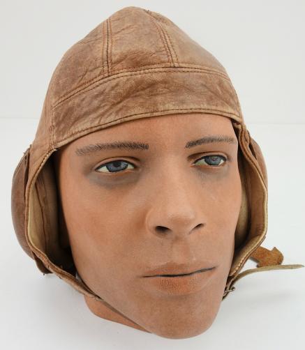 Canadian WW2 Early Battle of Britain Leather Flight Cap