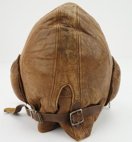 Canadian WW2 Early Battle of Britain Leather Flight Cap