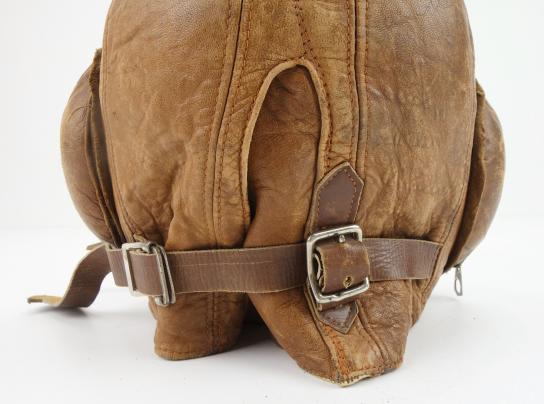 Canadian WW2 Early Battle of Britain Leather Flight Cap