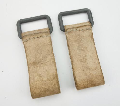 2 Luftwaffe Light Brown leather (D) Belt Loops