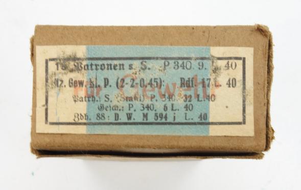 Wehrmacht Clipboard K98 Ammo Box (empty)