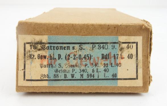 Wehrmacht Clipboard K98 Ammo Box (empty)