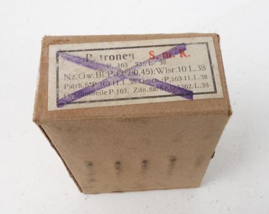 Wehrmacht Clipboard K98 Ammo Box (empty)